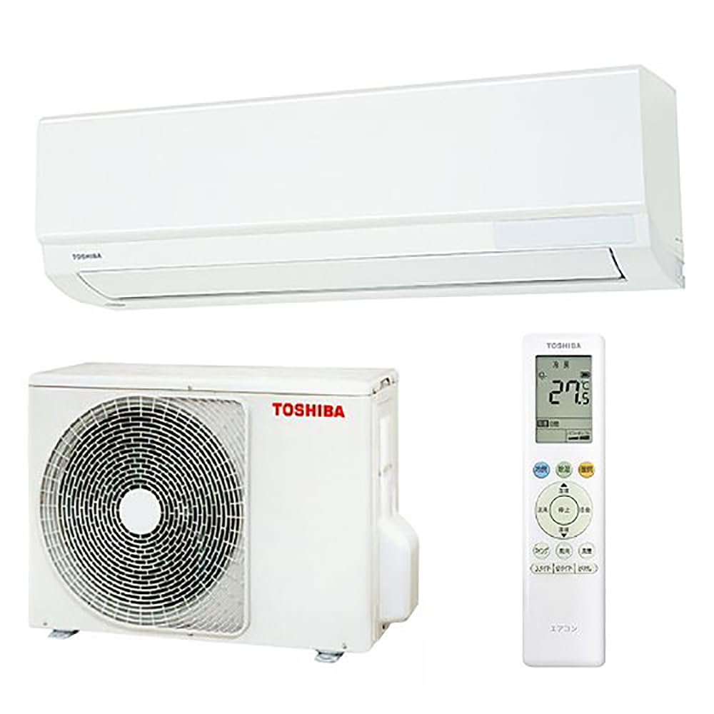 東芝 ルームエアコン RAS-2512T RAS-2512T(W)+RAS-2512AT｜TOSHIBAルームエアコン[Tシリーズ][100V]